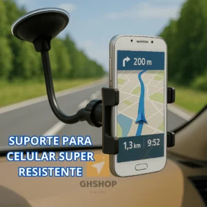 Suporte de Celular Para Carro Veicular Para Brisa Vidro Articulado 360°